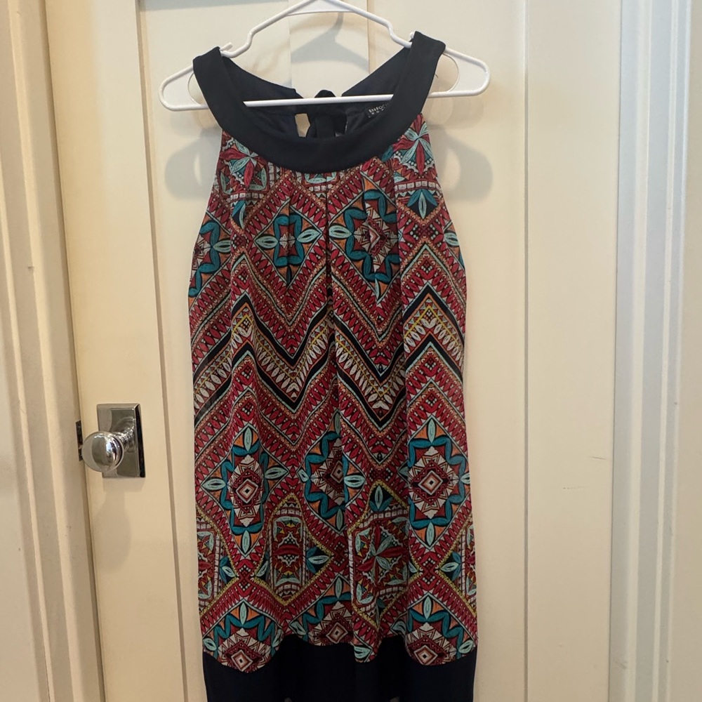 Enfocus Studio Multicolor Geometric Maxi Dress